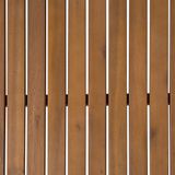 Beliani SASSARI  - Tuintafel - Lichte houtkleur - 90 x 180 cm - Acaciahout