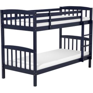 Beliani Revin - Stapelbed - Blauw - Hout