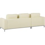 OSLO - Hoekbank - Beige - Rechterzijde - 270 cm - Leer