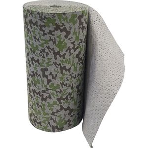 BASIC absorptiedoek, doekrol, camouflage, universeel, 800 mm x 4 m, VE = 2 stuks, vanaf 3 VE