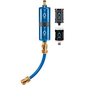 Alb filter FUSION active+nano drinkwaterfilter - kampeerset: mobiel met koffer - blauw