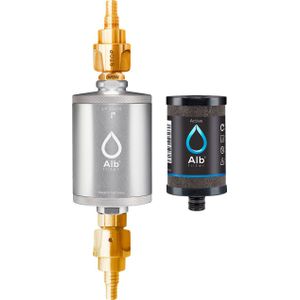 Alb filter® TRAVEL actief drinkwaterfilter - vaste installatie - met GEKA aansluiting - zilver
