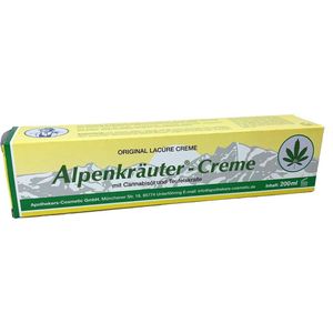 Alpenkräuter crème met wietolie (THC 0%)