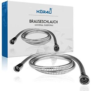 kör4u Universele doucheslang 1,25 m, zeslaags design kunststof slang, doucheslang, knikbestendig, gemakkelijk schoon te maken