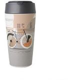 Chic Mic Bioloco plant deluxe cup Coffee to go beker 420ml, gemaakt van kunststof, BPD127
