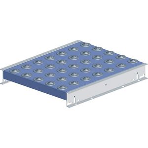 Schulz Stanztechnik Kogelpottafel, bouwhoogte 70 mm, baanbreedte 400 mm, lengte 1000 mm, verdeling 75 mm