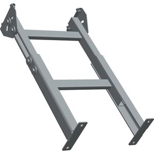 Schulz Stanztechnik Dubbele staander B, baanbreedte 400 mm, verstelbereik 900 - 1550 mm, vanaf 4 stuks