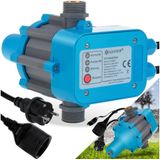 Kesser - Druckschalter Druckwächter Pumpensteuerung Gartenbewässerung mit Kabel Blau