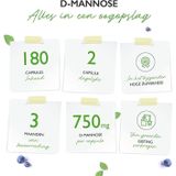 D-Mannose Capsules - 180 Stuks - Vegan - Natuurlijke Grondstof