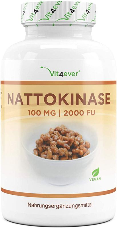 Vit4ever - Nattokinase - Enzymextract - 100 mg per Capsule