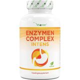 Enzymencomplex - 120 enterische capsules - 18 actieve ingrediënten - spijsverteringsenzymen met bromelaïne, papaïne, amylase, lipase, protease, rutine - Vit4ever