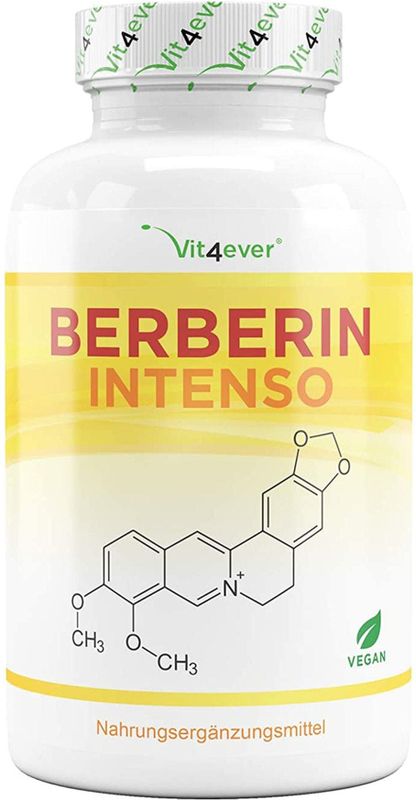 Vit4ever - Berberine Intenso HCL Extract - Antioxidant - 120 Capsules