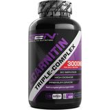 L-Carnitine Triple Complex - 3000 mg per dagelijkse portie - Premium: Complex van acetyl-l-carnitine, L-Carnitinetartraat & Carnitinefumaraat - 120 Capsules - Hoge Dosis - Veganistisch