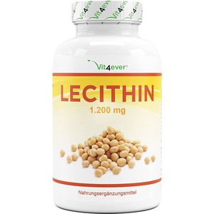 Lecithine | 1.200 mg | Met fosfaathyden | Sojalecithine zonder gentechniek | 240 softgels | Vit4ever