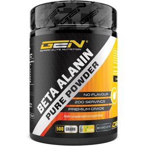 Beta Alanine - 500 g Poeder - 100% Beta Alanine - Veganistisch