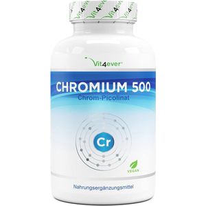 VIT4EVER - Chrompicolinaat - Tabletten - 365 Stuks - Veganistisch