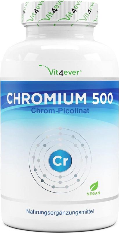 VIT4EVER - Chrompicolinaat - Tabletten - 365 Stuks - Veganistisch