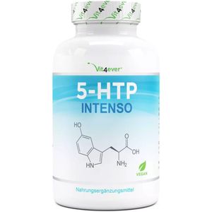 5-HTP - 180 capsules met 333 mg natuurlijk Griffonia Simplicifolia-extract - 5 maanden voorraad - Peak-X-vrij - hoge dosering - veganistisch - Vit4ever