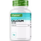 Vit4ever | Calcium | 240 tabletten | 800 mg calcium uit calciumcarbonaat per dagelijkse portie | 4 maanden lang