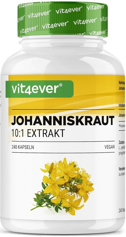 Sint-Janskruidextract - 500 mg - 10:1 Extract - Vit4ever