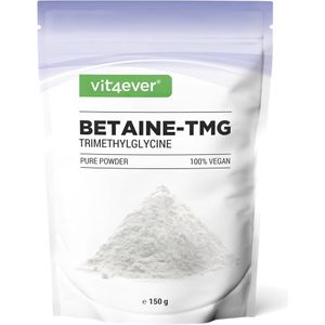 Vit4ever - Betaïne TMG Poeder - 99% Zuiverheid - Veganistisch - Suikerbieten