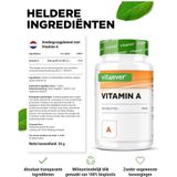 Vit4ever - Vitamine A-tabletten - Veganistisch - 365 Stuks