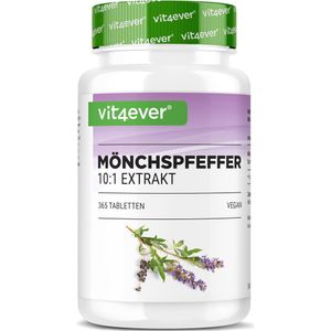Vit4ever - Monnikspeper Extract - 365 Capsules - 10:1 Extract