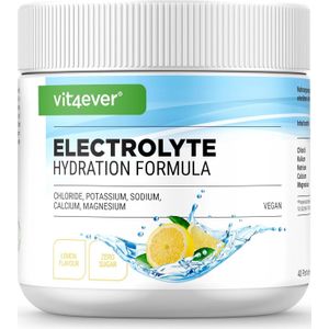 Elektrolyten Hydratatie Formule - Poeder - Inclusief Kalium Magnesium Natrium Calcium
