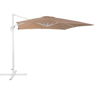 Beliani MONZA - Zweefparasol - Beige  - Polyester