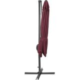 Beliani MONZA - Zweefparasol - Rood  - Polyester