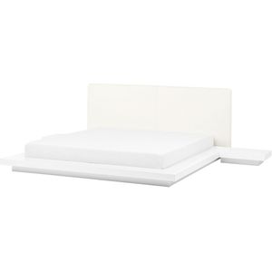 ZEN - Futon tweepersoonsbed - Wit - 180 x 200 cm - MDF