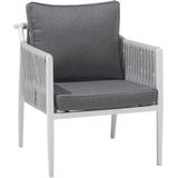 Beliani LATINA - Loungeset voor 4 - Wit - Aluminium