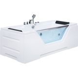 Whirlpool bad wit sanitair acryl 170 x 80 cm 6 massagejets rechthoekig moderne stijl