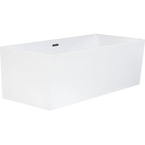 Vrijstaand bad wit 170 x 80 cm rechthoekig sanitair acryl modern