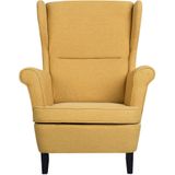 ABSON - Fauteuil - Geel - Polyester