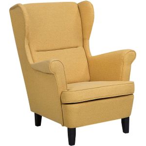 ABSON - Fauteuil - Geel - Polyester