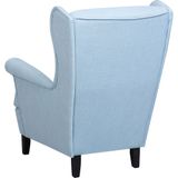 Beliani ABSON - Armchair - Blauw - Polyester