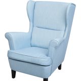 Beliani ABSON - Armchair - Blauw - Polyester