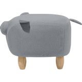 PIGGY - Hocker - Grijs - Polyester