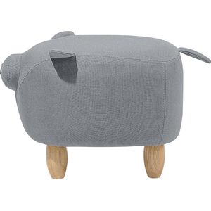 PIGGY - Hocker - Grijs - Polyester