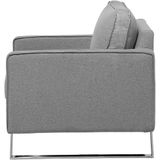 VIND - Fauteuil - Grijs - Polyester