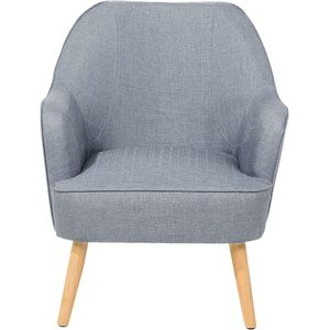 LOKEN - Fauteuil - Grijs - Polyester