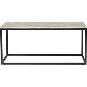 DELANO - Salontafel - Beige/Zwart - MDF