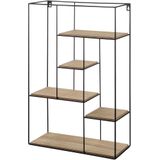 Beliani LAUREL - Wandkast - Lichte houtkleur - MDF