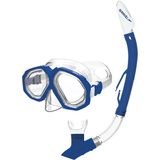 Speedo Scuba Leisure Dual Lenses Combo Snorkelset Unisex - Clear / Blauw - One Size