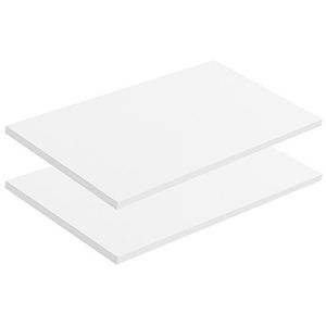 mokebo® Planken voor Multifunctionale Kast 'The Inserts' in wit, voor Archiefkast, Bestandskast, Dossierkast 57x1,50x29,50 (w/h/t in cm) | 2 Stukken
