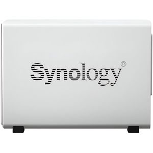 Synology - DiskStation DS220J - NAS - Wit - 4TB - 2 Drive Bays - Inclusief 2 x 2TB HDD