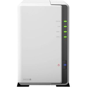 Synology DiskStation DS220j NAS-server 4 TB 2 Bay Voorzien van 2x 2 TB DiskStation DS220j