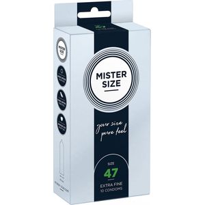 MISTER SIZE 47 Ultra Dunne XS condooms 10 stuks (verkrijgbaar in 7 maten)
