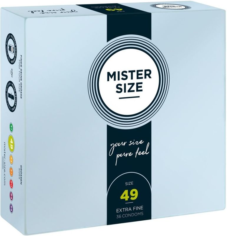 Mister Size «49» elegant &amp; feinf&#252;hlig - 36 Ma&#223;kondome